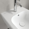Villeroy & Boch Avento wandbidet 1 kraangat met overloop met verdekte bevestiging wit SW106448
