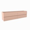 Mondiaz HAY wastafelonderkast - 190x40x50cm - 4 lades - uitsparing links en rechts - softclose - Rosee SW1016246