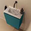 MONDIAZ TURE-DLUX 40cm toiletmeubel Smag. EDEN wastafel Glace positie midden. Zonder kraangat. SW1103495