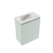 MONDIAZ TURE-DLUX 40cm toiletmeubel Greey. EDEN wastafel Ostra positie links. Zonder kraangat. SW1104927