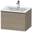 Duravit D-Neo wastafelonderkast 61x44x46.2cm 1 lade Eiken (terra) Mat SW640722