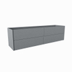 Mondiaz TENCE wastafelonderkast - 180x45x50cm - 4 lades - uitsparing rechts - push to open - softclose - Plata SW1016438