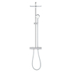 GROHE Tempesta Cosmopolitan Regendoucheset opbouw - hoofddouche 25cm - handdouche rond - thermostatisch - chroom SW490418