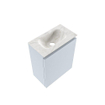 MONDIAZ TURE-DLUX 40cm toiletmeubel Clay. EDEN wastafel Ostra positie midden. Zonder kraangat. SW1104789
