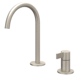 IVY Pact Wastafelmengkraan - 2-gats - bladmontage - uitloop - coldstart - Geborsteld nickel PVD SW1030845