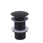 Wiesbaden Caral clickwaste afvoerplug verlengd 5/4" mat zwart SW890840