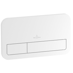 Villeroy & Boch Viconnect 2-knops bedieningsplaat 25,3x14,5 cm. wit glans GA41210