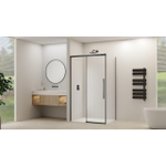 Van Rijn Products Van Rijn Products Zijwand tbv hoekcabine helder glas incl. glasbehandeling (1170-1190) x 2000 Zwart beslag SW1178106