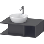 Duravit D-Neo wastafelonderkast 80x26x55cm Grafiet Mat SW641271