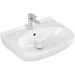 Villeroy en Boch O.novo wastafel 60x49cm zonder overloop 1 kraangat ceramic+ wit 0124135