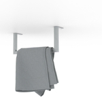 Looox Rail Wood handdoekhouder 35cm RVS geborsteld SW392204