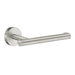 Smedbo Home Toiletrolhouder - zonder klep - L-vorm - geborsteld nikkel SW794512