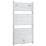 Wiesbaden Elara sierradiator wit 118.5x45cm midden onder aansluiting SW96000