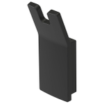 Haceka Aline Handdoekhaak - dubbel - zwart SW654139