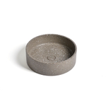 Ideavit Ora Waskom 39x39x12cm Beton Rond Terrazzo SW568398
