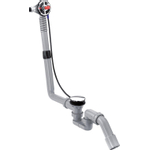 Hansgrohe Exafill S badafvoer , overloop en vulcombinatie met waste basisgarnituur voor normale bad 0450295