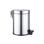 Fortifura Calvi pedaalemmer - 5 liter - rond - chroom OUTLETSTORE STORE32480