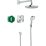 Hansgrohe Croma select e showerset compleet met ecostat e thermostaat chroom GA46935