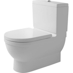 Duravit Philippe Starck 3 duoblokpot diepspoel PK Big 42x74cm met Wondergliss wit 0290474