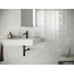 Cifre Ceramica wandtegel - 10x10cm - 8mm - Vierkant - Wit glans SW405194