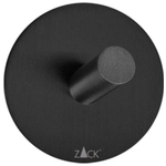 Zack Peco handdoekhaak 5.5x5.5cm rond zelfklevend Mat Zwart SW377915