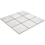 The Mosaic Factory Kasba mozaïektegel - 30x30cm - wandtegel - Vierkant - Porselein White glans SW798753