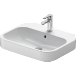 Duravit Happy d.2 wastafel 60x47.5cm 1 kraangat met overloop wit SW54254