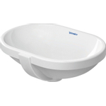 Duravit Foster onderbouwwastafel met overloop 42.8x28cm met Wondergliss wit 0290470