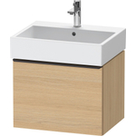 Duravit D-Neo wastafelonderkast 58.4x44x44.2cm 1 lade Natuur eiken Mat SW640969