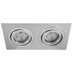 VHI Butler II Square inbouwspot excl. MR16 geborsteld aluminium SW75439