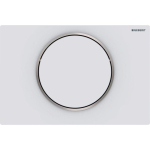 Geberit Sigma10 bedieningsplaat - 2-toets spoeling - ronde knop - matwit/easy-to-clean SW242677