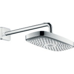 Hansgrohe Raindance Select E hoofddouche E300 2jet met douchearm 39cm 30x16cm EcoSmart wit/chroom 0605445