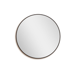 Saniclass Retro Line 2.0 Spiegel - rond - 120cm - frame - mat zwart SW643427