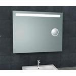 Wiesbaden Tigris spiegel rechthoek met LED en scheerspiegel 100 x 80 cm SW545216