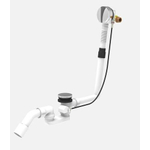 Wiesbaden luxe bad plugoverloopcombinatie met badvulfunctie chroom SW373335