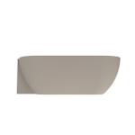 Arcqua Havana Halfvrijstaand Bad - 170x80cm - links - mat klei SW1224221