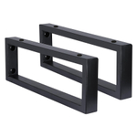 Differnz Ophangbeugel Wastafel 25x440x150 2 stuks Zwart SW471263