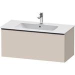 Duravit D-Neo wastafelonderkast 101x44x46.2cm 1 lade Taupe Mat SW641065