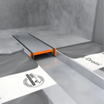 Easy Drain Compact taf verlaagd douchegootrooster 70 cm zero voor tegeldikte 3 13 mm rvs OUTLETSTORE STORE32013