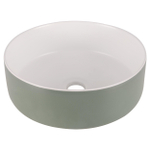 Differnz MIRA Waskom - 36x12cm - keramiek- groen/wit SW1236914