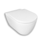 Royal Plaza Primo Toiletset - 35x54cm - hangend - spoelrandloos - diepspoel - met zitting - softclose - quick release - mat wit SW1122520