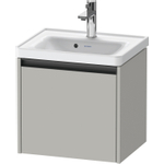 Duravit Ketho 2 wastafelonderbouwkast met 1 lade 48.4x37.5x44cm met greep antraciet betongrijs mat SW771783