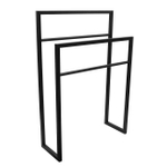 Wiesbaden Liber vrijstaand handdoekrek mat-zwart SW545019