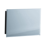 Sunshower ventilatierooster 15x9cm voor Pure en Pure Xl en Deluxe glas wit SW23911