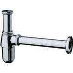 Hansgrohe bekersifon 5/4 met muurbuis met rozet chroom 0510296