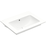 Villeroy & Boch Venticello wastafel zonder kraangat 65x50cm met overloop wit 1025148