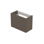INK Versus Fonteinonderkast - 36x18x27cm - 1 deur - links en rechtsdraaiend - greeploos - MDF lak taupe mat SW157978