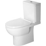 Duravit No.1 toiletset staand inclusief reservoir en toiletzitting 39 x 65,5 x 77,5 cm, wit SW723797