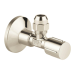 GROHE hoekstopkraan knel 1/2x3/8 m. metalen greep nikkel SW236951