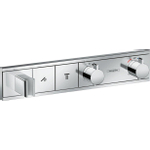 Hansgrohe RainSelect afbouwdeel voor inbouw douchekraan thermostatisch voor 2 functies met handdouchehouder 45.6x90cm chroom SW157084